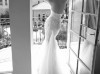 黑白唯美系列女生婚纱写真图片
